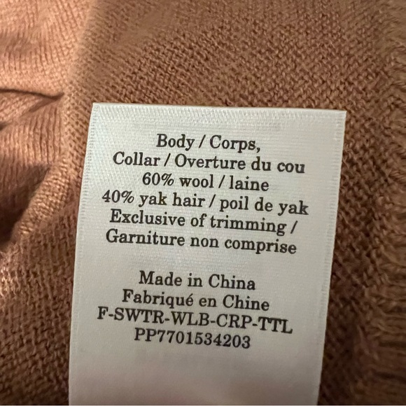 NWT Everlane The Luxe Merino Wool Turtleneck - Picture 10 of 10